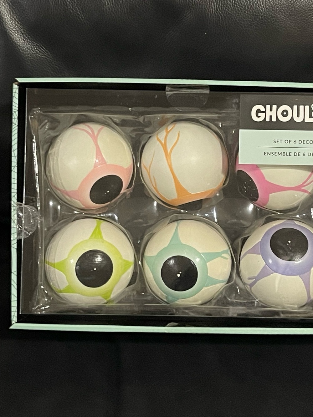 Ghoulish Halloween Eyeballs, Set of 6 - Halloween Eyeballs Decor